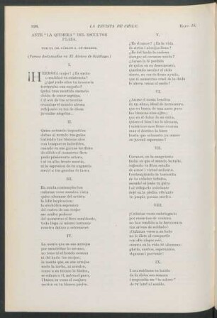 Ante "La Quimera" del Escultor Plaza - (poesía)