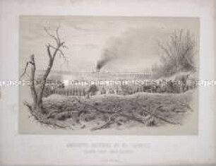 Angriffsbatterie Nr. III gegen Fort Montrouge - aus "Erinnerungsblätter 1870/1871"