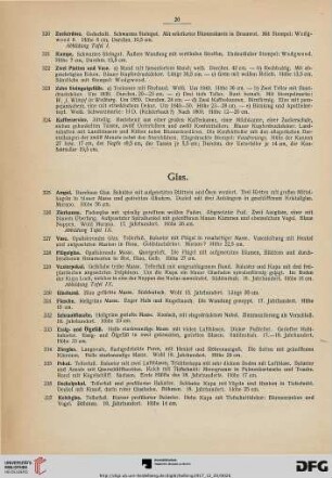 Glas (Nr. 325-364)