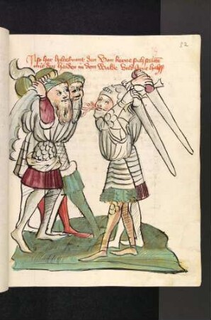 Hildebrand und Dietrich kämpfen gegen die Heiden