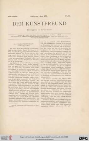 No. 11 (1. Juni 1885)