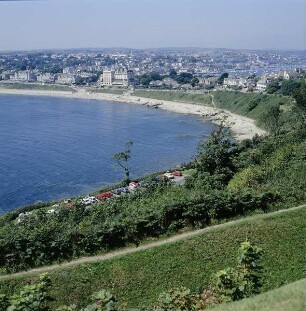 Cornwall. Blick in die Bucht von Falmouth