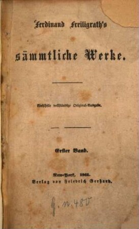 Sämmtliche Werke : Wohlfeile vollständige Original-Ausgabe, 1