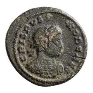 Münze, Follis, Aes 3, 321 n. Chr.