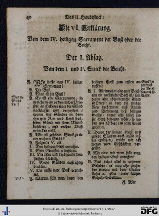 Die VI. Erklärung.