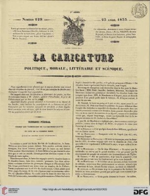 Numéro 129 (25 Avril 1833)