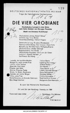 Die vier Grobiane