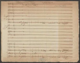 Elegie in Form einer Sinfonie, orch, op.58, d-Moll, Excerpts - BSB Mus.ms. 5879 : Fantasie