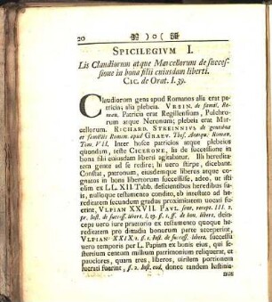 Spicilegivm I.