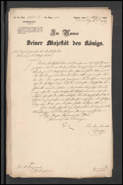 Monita zum Rechnungswesen der Steinkohlengrube
                        Odenbach-Roth