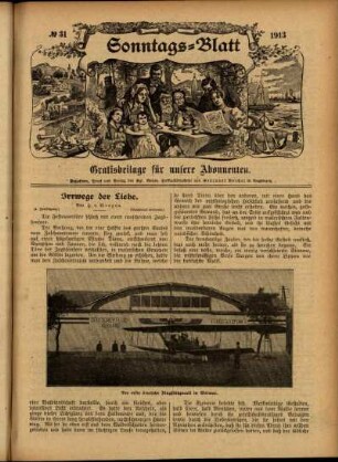 Ausgabe vom Sonntag, den 03. August 1913.