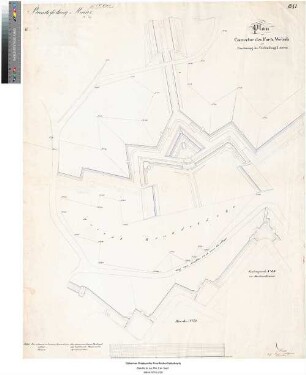 Fort Welsch [der Festung Mainz]: Korrektur des Forts und Einebnung der Verbindungslinien