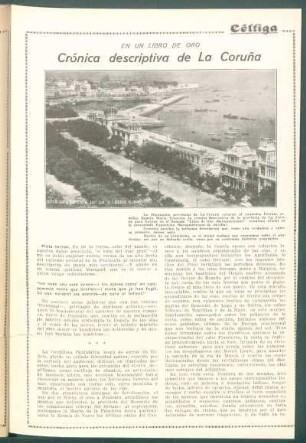 En un Libro de Oro : Crónica descriptiva de La Coruña