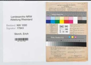 Entnazifizierung Erich Storch, geb. 28.08.1911 (Student)