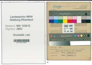 Entnazifizierung Leo Grunwald , geb. 19.07.1921 (Schlosser)