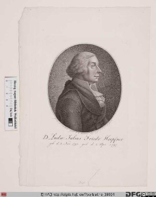 Bildnis Ludwig Julius Friedrich Hoepfner