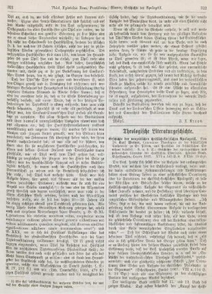 322-325 Theologische Literaturgeschichte