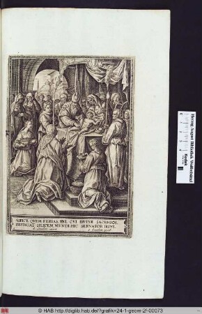 Beschneidung Christi im Tempel.