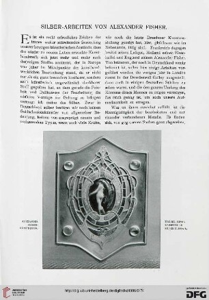 Silber-Arbeiten von Alexander Fisher