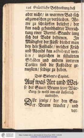 Das siebte Kapitel