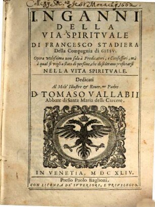 Inganni della via spirituale ...