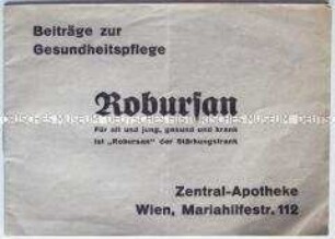 Tarnschrift über Kämpfe der Arbeiter in Österreich 1934 im Umschlag eines Gesundheits-Ratgebers