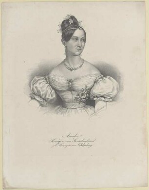 Bildnis der Amalie von Griechenland