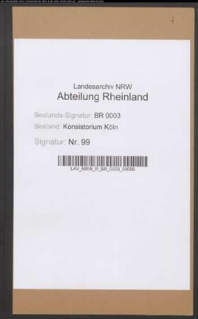 Ordination und Introduktion der evangelischen Geistlichen, Buchstabe C (Fr. Cranz in Holpe)