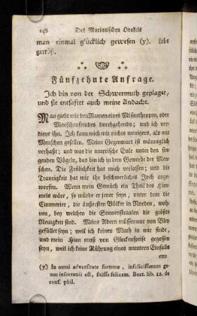 148-157, Fuenfzehnte Anfrage