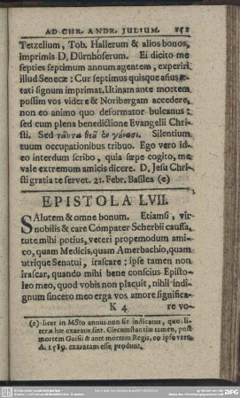 Epistola LVII