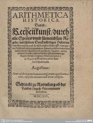 [3]: Arithmetica Historica