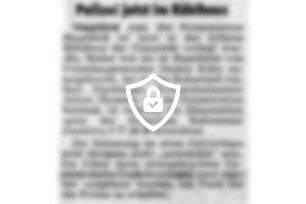 Polizei jetzt im Kühlhaus