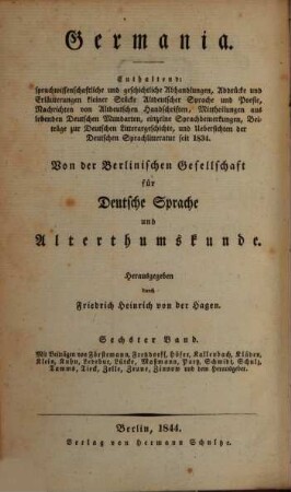 Germania. 6. 1844