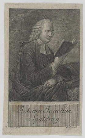 Bildnis des Johann Joachim Spalding