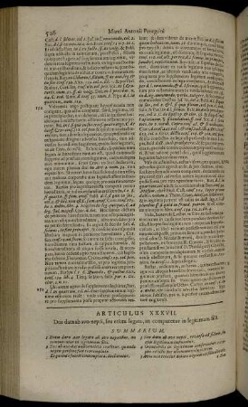 Articulus XXXVII.