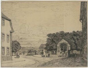 Fischer, Theodor; Trier; Brücke - Perspektive