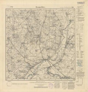 1198 Kraupischken (4-cm-Karte) Meßtischblatt [alte Nr. 152]