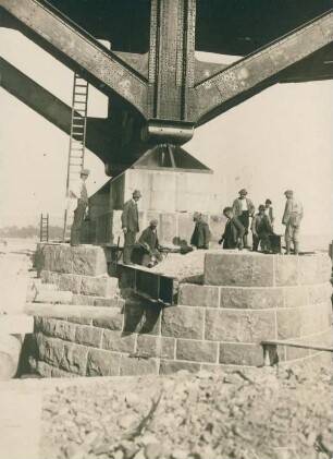 Rheinbrücke Engers, Deutschland, 1917