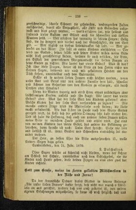 Gott zum Gruße, meine im Herrn geliebten Mitschwestern in der Nähe und Ferne!