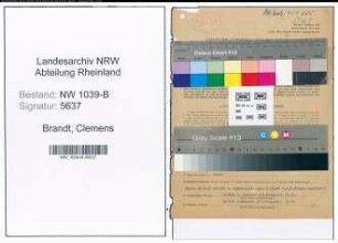 Entnazifizierung Clemens Brandt , geb. 13.03.1906 (Polizist)