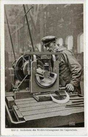 Produktion eines Achslagers bei Hanomag