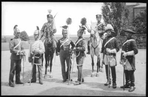 Großenhain. Uniformen des Königlich Sächsischen 1. Husaren-Regiments Nr.18