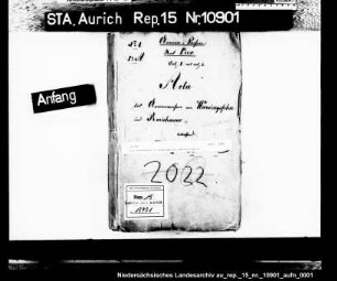 Das Armenwesen in Warsingsfehn und Rorichmoor