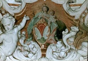 Medaillon: Muttergottes