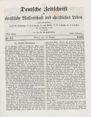 257-258 Dr. Stahl's Entgegnung