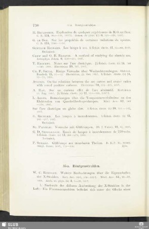 35a. Röntgenstrahlen