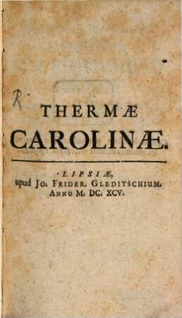 Thermae Carolinae