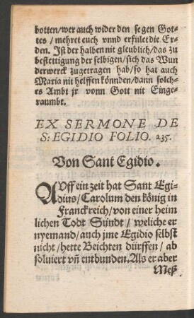 Von Sant Egidio.
