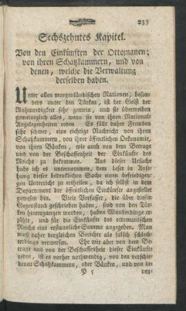 Sechszehntes Kapitel - Zwanzigstes Kapitel