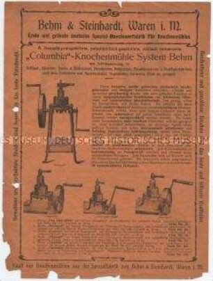 "Columbia"-Knochenmühle System Behm